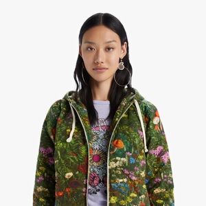 MOTHER DOUBLE DRAW ZIP HOODIE JACKET NWOT